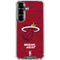 NBA Miami Heat Red Primary Logo Galaxy S26 Plus Clear Case