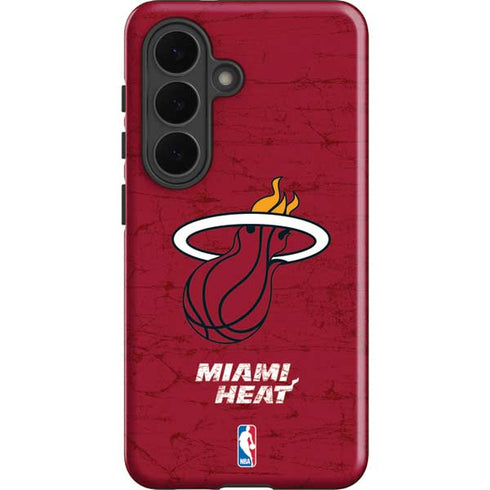 NBA Miami Heat Red Primary Logo Galaxy S26 Plus Impact Case