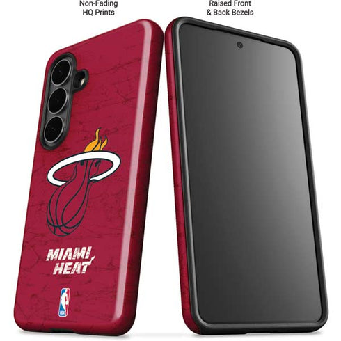NBA Miami Heat Red Primary Logo Galaxy S26 Plus Impact Case