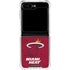 NBA Miami Heat Red Primary Logo Galaxy Z Flip6 Clear Case