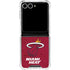 NBA Miami Heat Red Primary Logo Galaxy Z Flip7 Clear Case