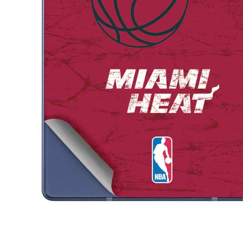 NBA Miami Heat Red Primary Logo Galaxy Z Fold6 Skin