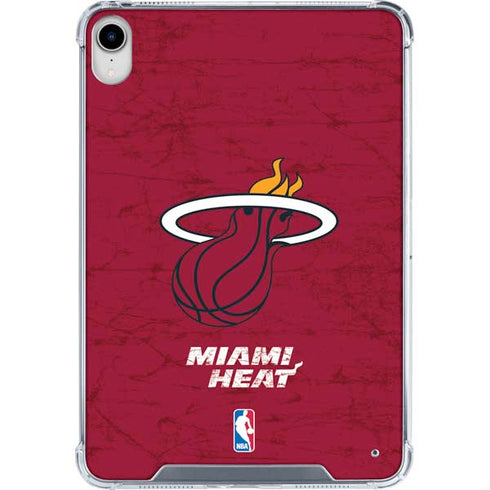 NBA Miami Heat Red Primary Logo iPad 11th Gen (2025) Clear Case