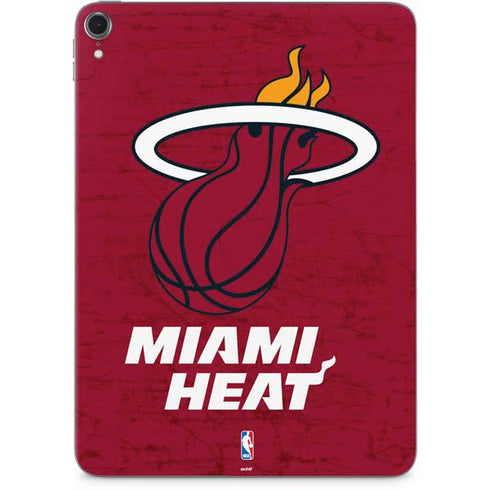 NBA Miami Heat Red Primary Logo Apple iPad Pro Skin