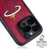 NBA Miami Heat Red Primary Logo iPhone 13 Pro Max Kickstand Case
