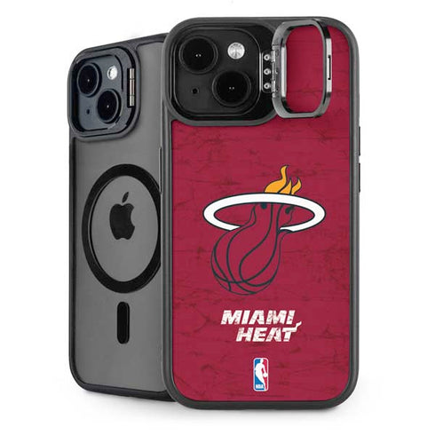 NBA Miami Heat Red Primary Logo iPhone 14 Kickstand Case