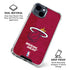 NBA Miami Heat Red Primary Logo iPhone 15 Clear Case