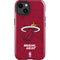NBA Miami Heat Red Primary Logo iPhone 15 Impact Case
