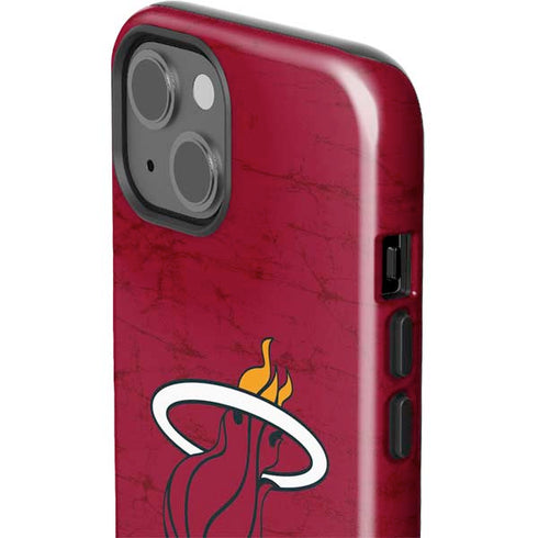 NBA Miami Heat Red Primary Logo iPhone 15 Impact Case