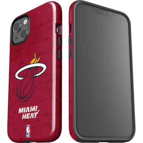 NBA Miami Heat Red Primary Logo iPhone 15 Impact Case