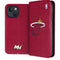NBA Miami Heat Red Primary Logo iPhone 15 Plus Folio Case