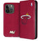 NBA Miami Heat Red Primary Logo iPhone 15 Pro Folio Case