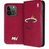 NBA Miami Heat Red Primary Logo iPhone 15 Pro Folio Case