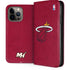 NBA Miami Heat Red Primary Logo iPhone 15 Pro Max Folio Case