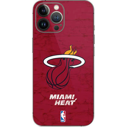 NBA Miami Heat Red Primary Logo iPhone 15 Pro Max Skin
