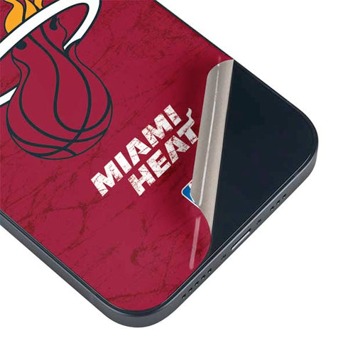 NBA Miami Heat Red Primary Logo iPhone 15 Skin