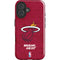NBA Miami Heat Red Primary Logo iPhone 16 Impact Case