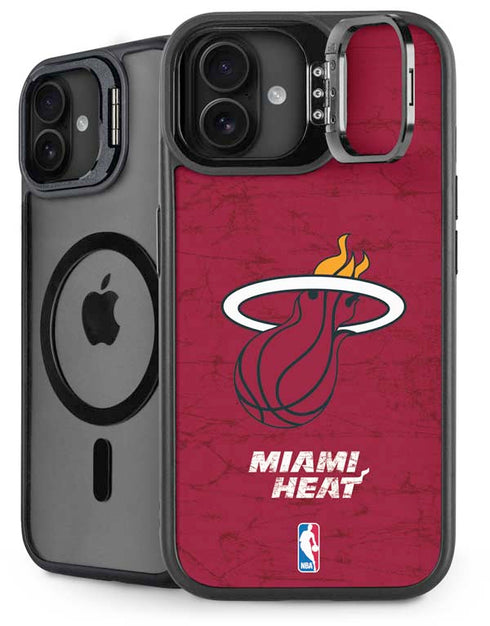 NBA Miami Heat Red Primary Logo iPhone 16 Plus Kickstand Case