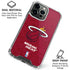 NBA Miami Heat Red Primary Logo iPhone 16 Pro Clear Case