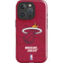 NBA Miami Heat Red Primary Logo iPhone 16 Pro Impact Case