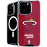NBA Miami Heat Red Primary Logo iPhone 16 Pro MagSafe Case