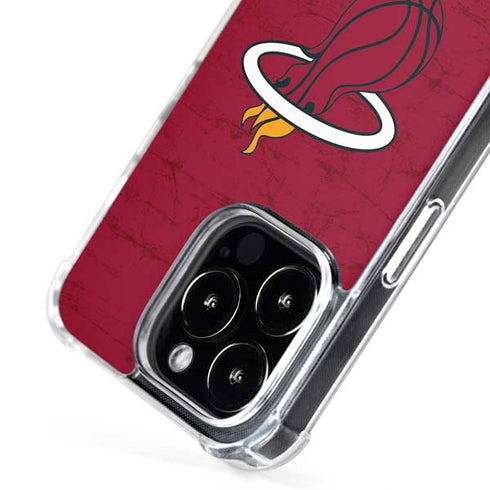NBA Miami Heat Red Primary Logo iPhone 16 Pro MagSafe Case