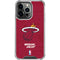 NBA Miami Heat Red Primary Logo iPhone 16 Pro Max Clear Case