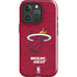 NBA Miami Heat Red Primary Logo iPhone 16 Pro Max Impact Case