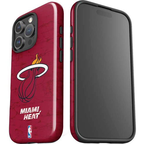 NBA Miami Heat Red Primary Logo iPhone 16 Pro Max Impact Case