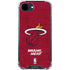 NBA Miami Heat Red Primary Logo iPhone 16e Clear Case