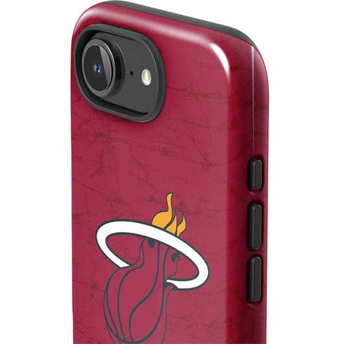 NBA Miami Heat Red Primary Logo iPhone 16e Impact Case