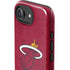 NBA Miami Heat Red Primary Logo iPhone 16e Impact Case