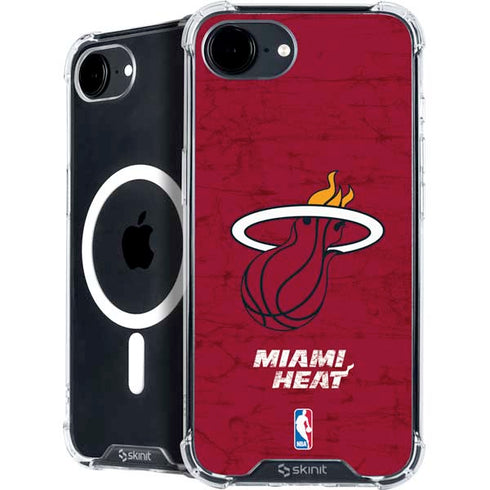 NBA Miami Heat Red Primary Logo iPhone 16e MagSafe Case