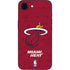 NBA Miami Heat Red Primary Logo iPhone 16e Skin