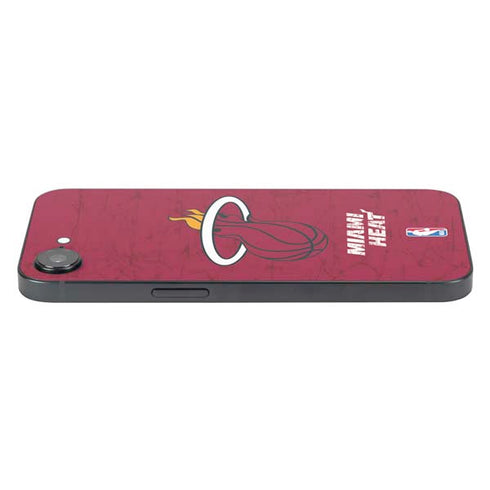NBA Miami Heat Red Primary Logo iPhone 16e Skin