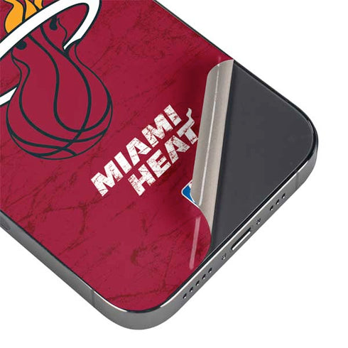 NBA Miami Heat Red Primary Logo iPhone 16e Skin