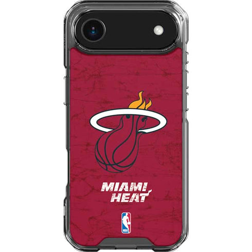 NBA Miami Heat Red Primary Logo iPhone 17 Air Clear Case