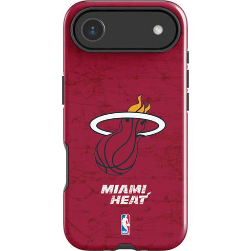 NBA Miami Heat Red Primary Logo iPhone 17 Air Impact Case