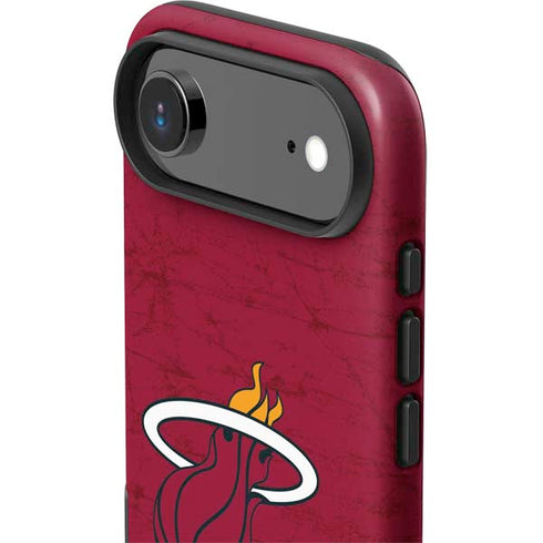 NBA Miami Heat Red Primary Logo iPhone 17 Air Impact Case