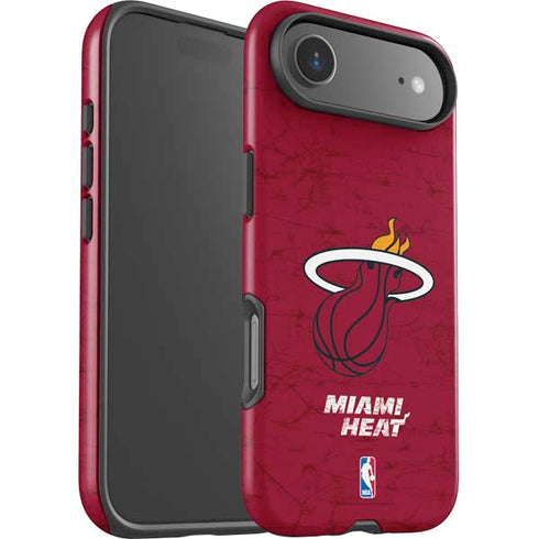 NBA Miami Heat Red Primary Logo iPhone 17 Air Impact Case
