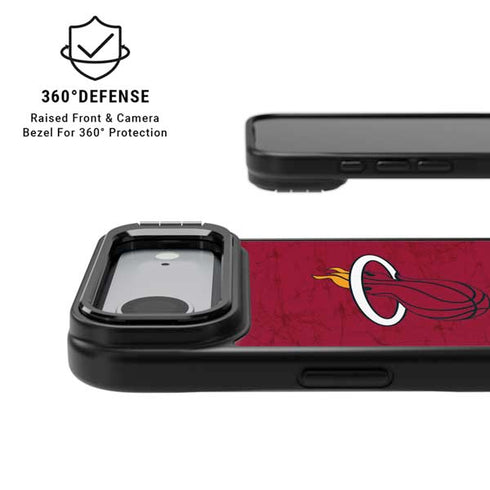 NBA Miami Heat Red Primary Logo iPhone 17 Air Kickstand Case