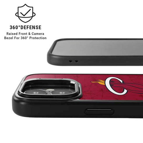 NBA Miami Heat Red Primary Logo iPhone 17 Kickstand Case