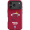 NBA Miami Heat Red Primary Logo iPhone 17 Pro Impact Case