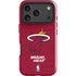 NBA Miami Heat Red Primary Logo iPhone 17 Pro Impact Case