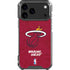 NBA Miami Heat Red Primary Logo iPhone 17 Pro Max Clear Case
