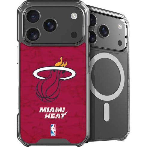 NBA Miami Heat Red Primary Logo iPhone 17 Pro Max MagSafe Case
