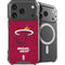 NBA Miami Heat Red Primary Logo iPhone 17 Pro Max MagSafe Case