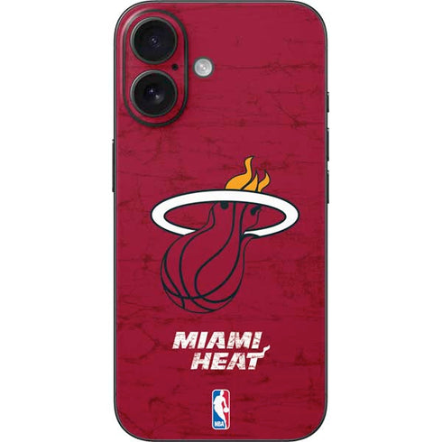 NBA Miami Heat Red Primary Logo iPhone 17 Skin