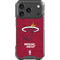 NBA Miami Heat Red Primary Logo iPhone 18 Pro Clear Case