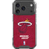 NBA Miami Heat Red Primary Logo iPhone 18 Pro Clear Case